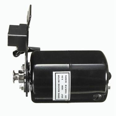 Imagem de Só motor 100w, para Máquina Doméstica PRETO - MS MÁQUINAS, Preto, 110