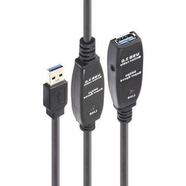 Imagem de Cabo Extensor USB 3.0 Ativo com Repetidor de Sinal 5 metros - Penton