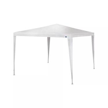 Imagem de Tenda Gazebo Praia Poliester Oxford Branco com Silvercoating