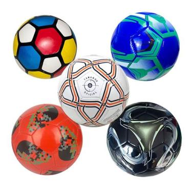 Imagem de Kit 5 Bolas de Campo de Futebol Social Sortido - Wellmix, Sortido