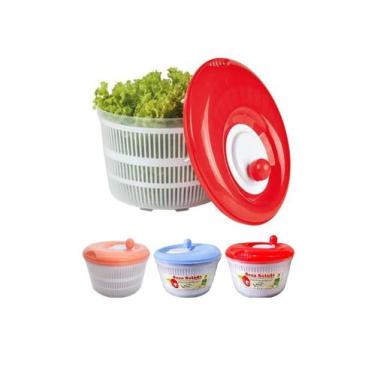 Imagem de Seca Saladas Centrífuga Secador De Folhas Verduras Grande 4,5 L - Alve
