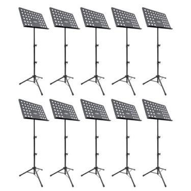Imagem de Kit Com 10 Estantes para Partitura Ajustável Voik MS-714
