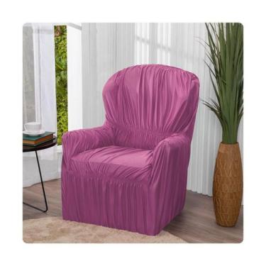 Imagem de Capa Poltrona do Papai 1 Lugar Malha Gel Elasticada Protetor Rosa- Sho