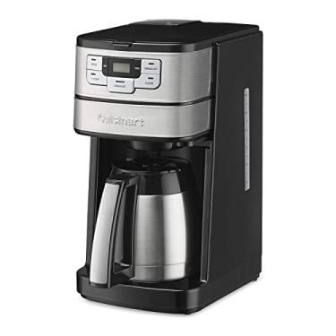 Imagem de Cuisinart Cafeteira de 10 xícaras de moagem automática DGB-450, preta/prata