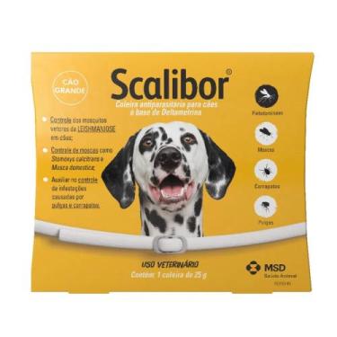 Imagem de Coleira Antipulgas Scalibor Cães Grandes 65 cm - MSD