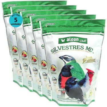Imagem de Alcon Club Silvestres Mix 550g Super Premium Kit Com 5 unidades