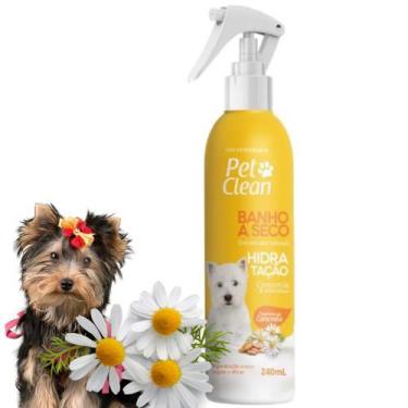 Imagem de Banho a Seco Pet Clean Cachorro Gato Cães Pet, Hidratação
