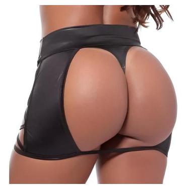 Imagem de Mini Saia Mulher Danadinha Chama No Swing - Carolina Wuyk, Preto, M, F