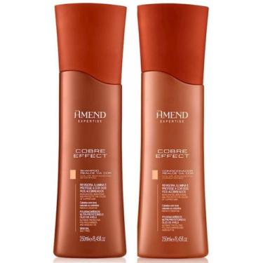 Imagem de Kit Cobre Effect Amend Realce da Cor  Shampoo Condicionador Cabelos Ru