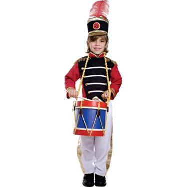 Imagem de Dress Up America Fantasia de banda marcial para meninos - Uniforme principal de bateria para crianças, Multicolorido., Toddler 4