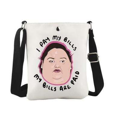 Imagem de WCGXKO Bolsa transversal inspirada no Reality Show I pay My Bills My Bills Are Paid Comédia Presente para Família e Amigos, Cro pago