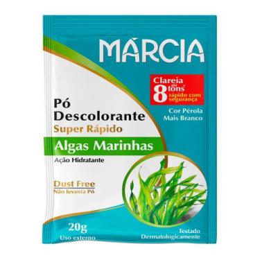 Imagem de Pó Descolorante Márcia Super Rápido Algas Marinhas 20g - MARCIA