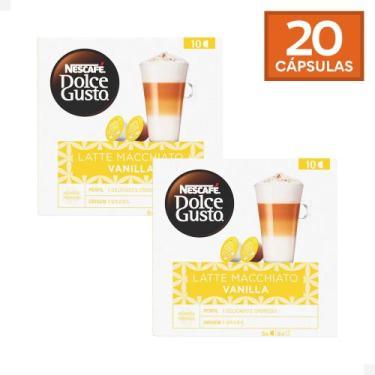 Imagem de Combo 20 Cápsulas Latte Vanilla Dolce Gusto