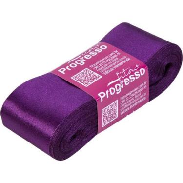 Imagem de Fita Cetim Violeta 675 Progresso 10 metros - Fitas Progresso, 15mm - N