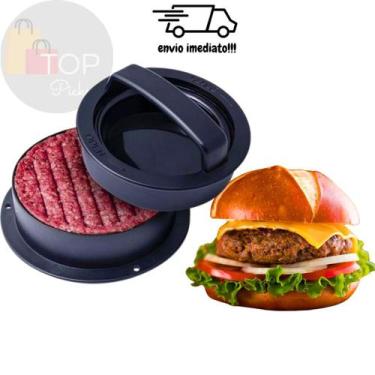 Imagem de Forma Modeladora Para Hamburguer Simples e Recheado De Plástico - Clin