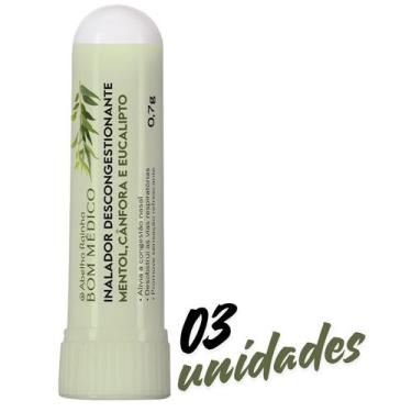 Imagem de Inalador Descongestionante Bom Médico - 3 unidades - Abelha Rainha