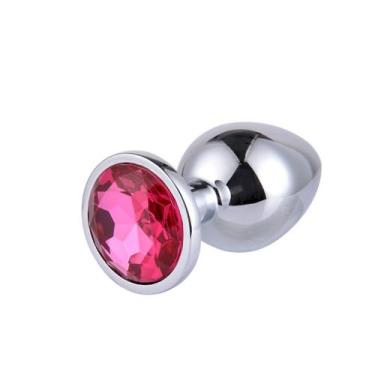 Imagem de Plug Anal em Aço com Joia Tamanho G - Sexy Import