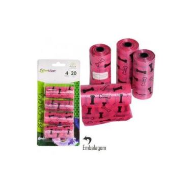 Imagem de Refil Kit Higienico Cata Caca Petmart Rosa