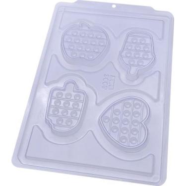 Imagem de Forma de Acetato Forma Simples SP - Pop It Divertido 3667 - 01 Unidade