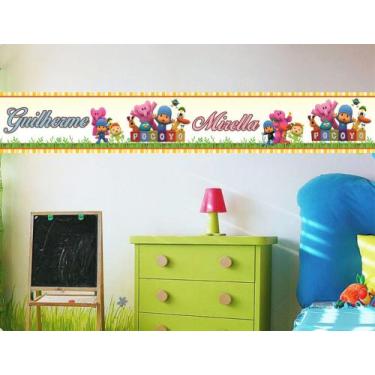 Imagem de Faixa bonder decorativa quarto infantil  jogo 04 peças med.10x100) - A