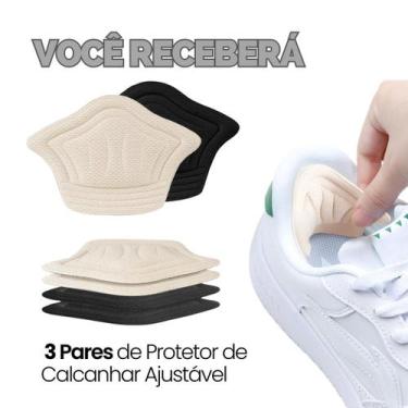 Imagem de Kit Protetor Adesivo De Calcanhar Tendão Aquiles Ajustável Sapatos - E