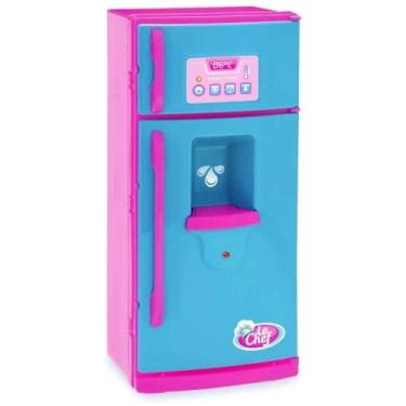 Imagem de Geladeira Infantil Le Chef C/ Som Luz Acessórios Verde Usual - Usual B