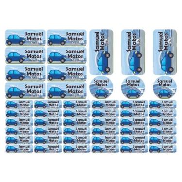 Imagem de 50 Etiquetas Escolares Personalizado Vinil Carros - Tectoner, Carros 5