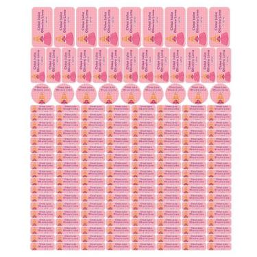 Imagem de 175 Etiquetas Escolares Personalizado Vinil Princesa - Tectoner, PRINC