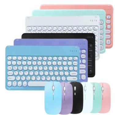 Imagem de Kit Teclado E Mouse Sem Fio Bluetooth Para Tablet S6 Lite - VICTORY