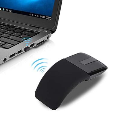 Imagem de Mouse óptico Fino Dobrável Portátil Com Receptor de Alta Sensibilidade 10 M Distância de Transmissão Sem Fio Adequado para Laptop PC