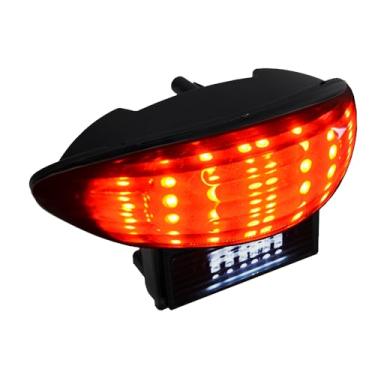Imagem de Astra Depot Smoke Len LED Luz traseira de freio de parada de seta integrada para Suzuki GSXR 1300 Hayabusa 2003-2006 Katana 600 750 1999-2007