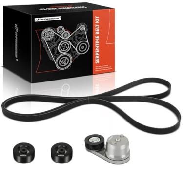 Imagem de A-Premium Kit de transmissão de correia serpentina do motor compatível com Chevrolet Silverado 2500 HD 3500 HD 2011-2013, Express 2500 3500 2010 e GMC Sierra 2500 HD 3500 HD 2011-2012, Savana 2500