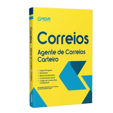 Imagem de Apostila CORREIOS 2024 - Agente de Correios - Carteiro - Nova Concurso
