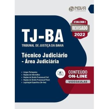 Imagem de Apostila TJ-BA - Técnico Judiciário - Área Judiciária - Nova Concursos