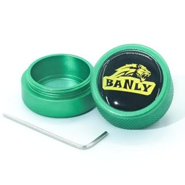 Imagem de Banly Suporte redondo de giz de piscina, suporte de giz portátil para tacos de sinuca, mini suporte magnético de giz de bilhar, caixa de giz para taco de sinuca caixa de recipiente para ferramenta de