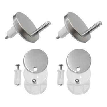 Imagem de Parafuso Para Fixação Assento Sanitário Kit Estilo Prateado Docol Next