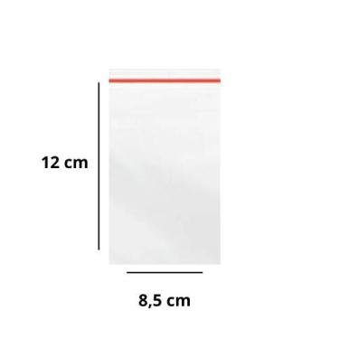 Imagem de Saco Zip Lock 8,5x12 - nº4 c/100un - Talge