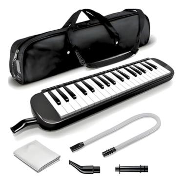 Imagem de Escaleta Melodica 32 Teclas Mangueira Escaleta Gaita de Boca Harmônica c/Bolsa e Acessórios Profissional PREMIUM