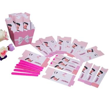 Imagem de 50 Capinhas para mini lixa + Mini Lixas (para Colar) - Tema Dia da Mulher