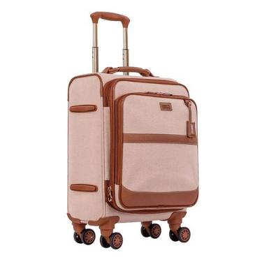 Imagem de Mala Viagem Bordo Royale 10 kg 360º Cadeado TSA Flat Sestini, Bege