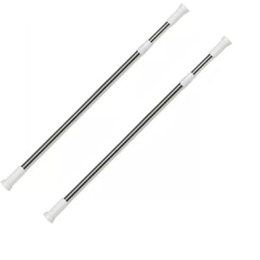 Imagem de Varão Extensível Bastão P/cortina Box Banheiro 1.10 A 2m Top 2 Peças