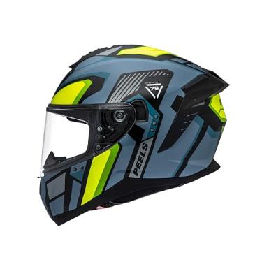 Imagem de Capacete Moto Masculino Peels Mach 5 Quantum Cinza Oculos (56)