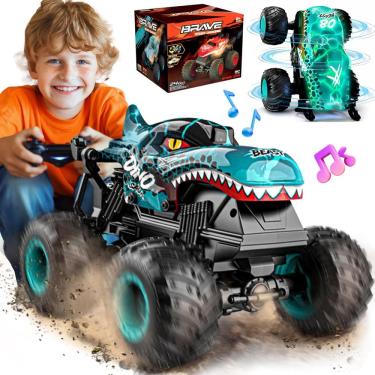 Imagem de Controle remoto Monster Truck BEZGAR com luz e música 1:20
