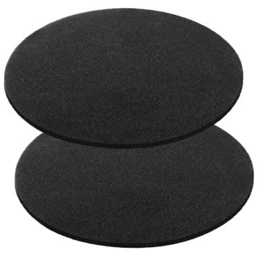 Imagem de Bigmeta Almofada de respingos redonda para bandeja de drenagem de óleo, serve para bandeja coletora de gotejamento de 3 a 50 litros, resistente ao calor, sem respingos para bandeja de drenagem de