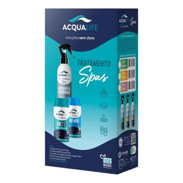 Imagem de Kit Acqualife Tratamento Sem Cloro Para Spa E Ofurô
