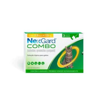 Imagem de Nexgard Combo Antipulgas para Gatos de 2,5 a 7,5 kg 3 Pipeta - BOEHRIN