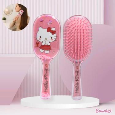 Imagem de Escova de Cabelo Oval Hello Kitty Desembaraçante Sanrio