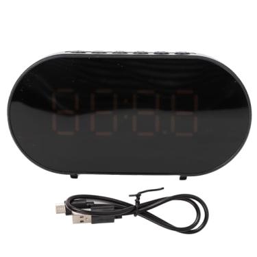 Imagem de Despertador Digital Com Alto -falante, Music Player Sem Fio, Despertador de Projetor Portátil Rechargable Relk Com Tela LCD Clara e Função de Micro Memória para Ofiice