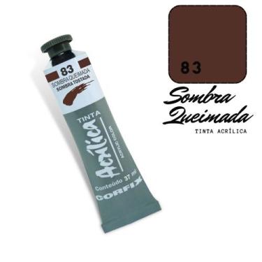 Imagem de Tinta Acrílica 37ml 083 Sombra Queimada Corfix