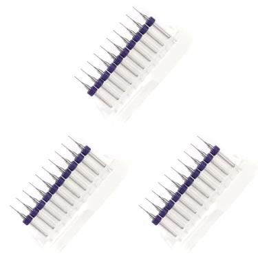 Imagem de 30 Peças Placa de Circuito de Impressão Pcb, Conjunto de Micro Brocas de Carboneto, Afiado, Suave, Descarga de Sucata, Furos de Precisão, Solda, Fácil Garra